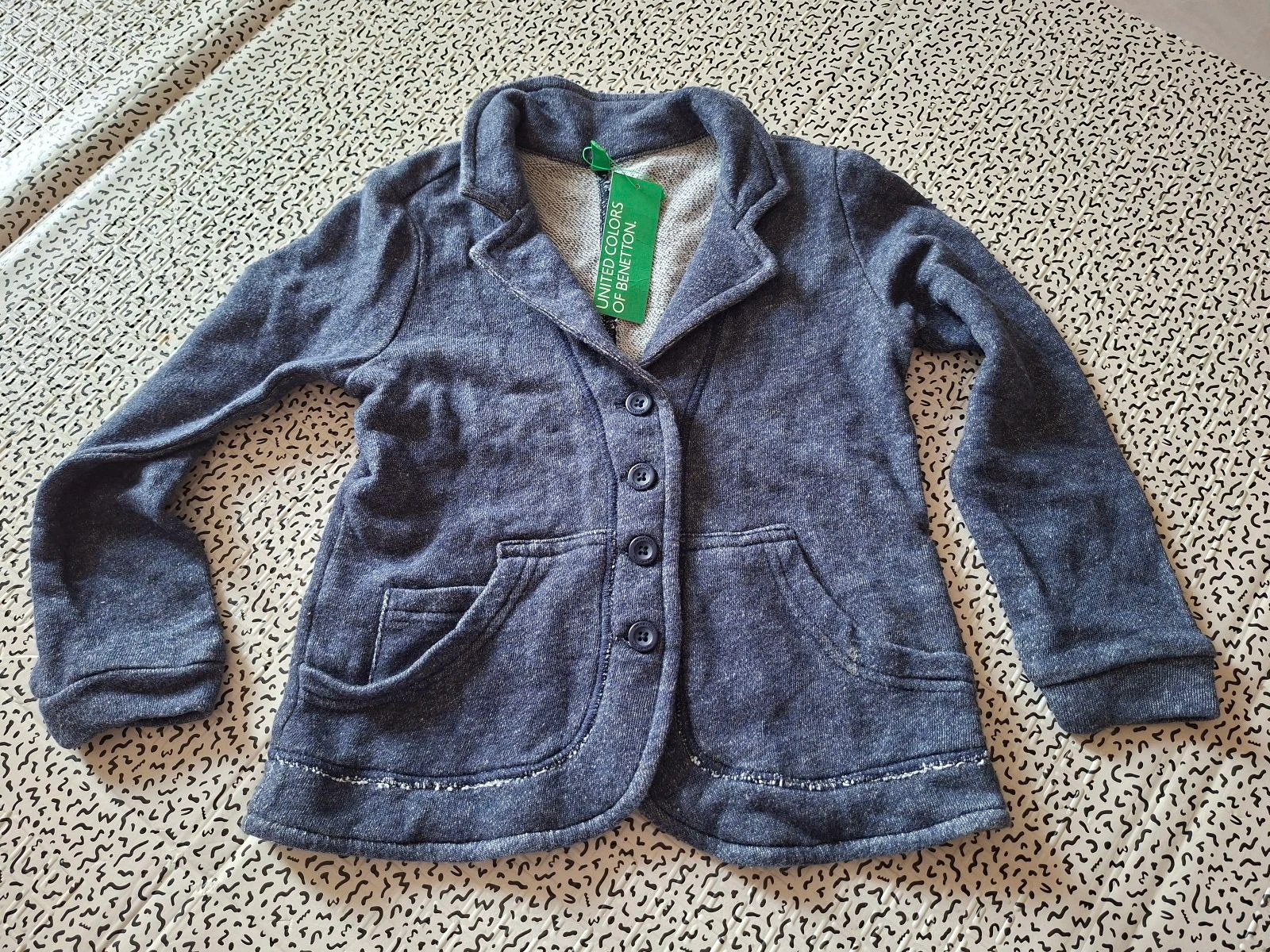 United Colors of Benetton Sweat Blazer 6/7 years 120 cm NEW with tags – photo 5